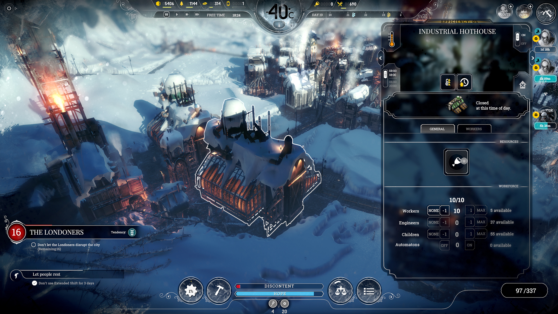Frostpunk doesn't let you be the hero you wanted to be